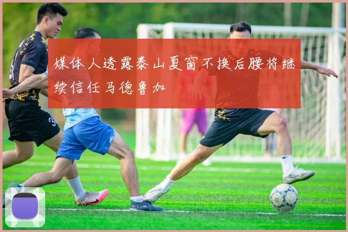 媒体人透露泰山夏窗不换后腰将继续信任马德鲁加